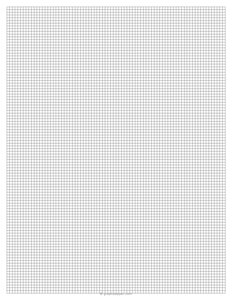 1/10 Inch Graph Paper