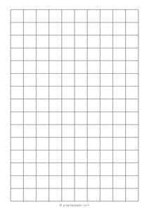1/2 Inch Graph Paper (A5 Size)
