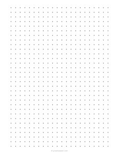 1/3 inch Dot Grid Paper