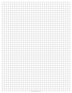 1/4 Inch Graph Paper