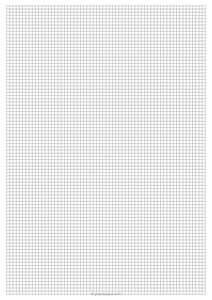 1/8 Inch Graph Paper (A4 Size)