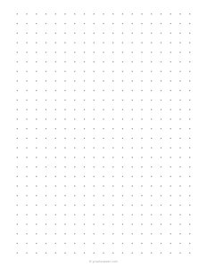 1 cm Dot Grid Paper