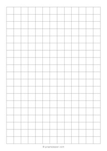 1 cm Graph Paper (A5 Size)