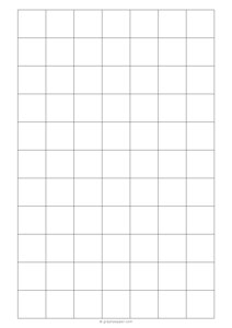 1 Inch Graph Paper (A4 Size)