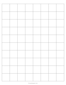 1 Inch Graph Paper