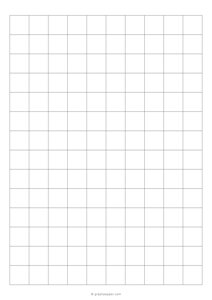 3/4 Inch Graph Paper (A4 Size)