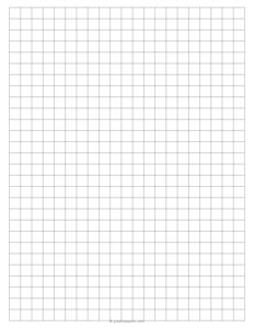 3/8 inch Graph Paper