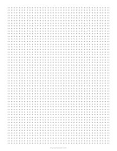 3 mm Dot Grid Paper