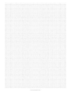 4 mm Dot Grid Paper