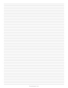 5mm Lined Paper
