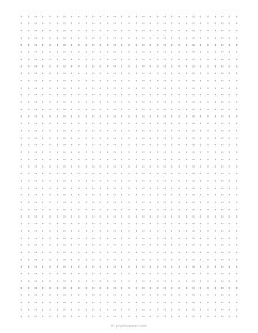 6 mm Dot Grid Paper