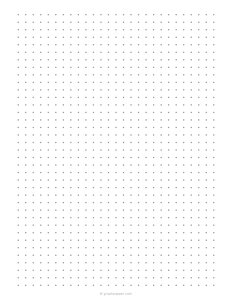 7 mm Dot Grid Paper