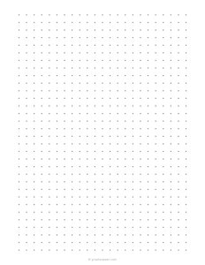 8 mm Dot Grid Paper