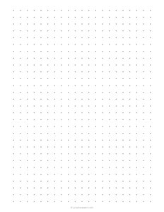 9 mm Dot Grid Paper