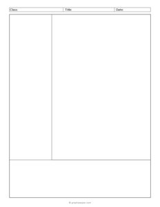 Cornell Notes Template (No Title)