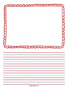 Primary Handwriting Paper (With Box)