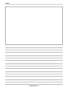 Primary Handwriting Paper (With Box) - 1