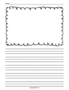 Primary Handwriting Paper (With Box) - 3