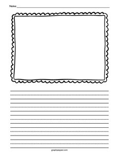Primary Handwriting Paper (With Box) - 4