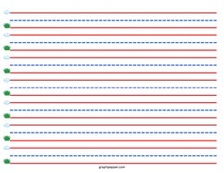 Primary Handwriting Paper (Kindergarten)