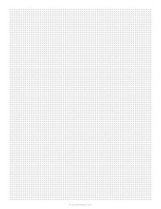 1/10 Dot Grid Paper