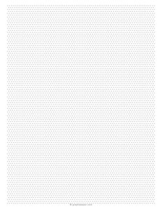 1/10 Isometric Dot Grid Paper