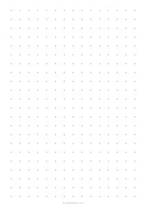 1/2 Dot Grid Paper (A4)