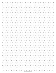 1/4 Isometric Dot Grid Paper