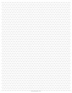 1/5 Isometric Dot Grid Paper