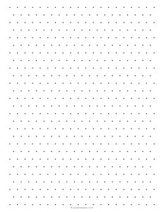 1 cm Isometric Dot Grid Paper