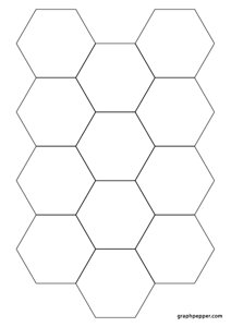 1 Hexagonal Graph Paper (A5)