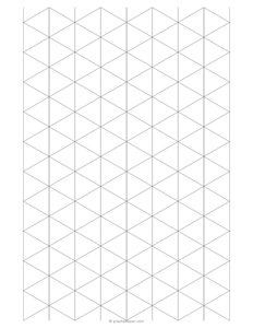 1 Isometric Graph Paper