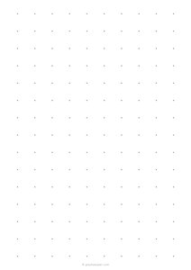 3/4 Dot Grid Paper (A4)