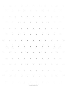 3/4 Isometric Dot Grid Paper