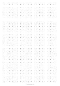 3/8 Dot Grid Paper (A4)
