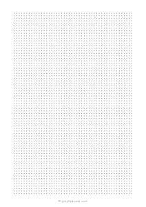 1/10 Dot Grid Paper (A5)