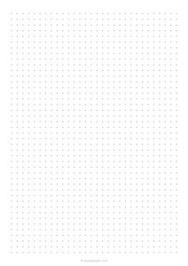 1/4 Dot Grid Paper (A4)