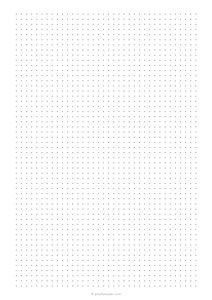 1/5 Dot Grid Paper (A4)