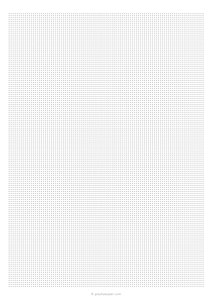 2 mm Dot Grid Paper (A4)