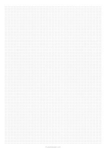3 mm Dot Grid Paper (A4)