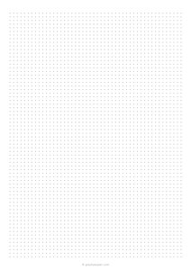 4 mm Dot Grid Paper (A4)