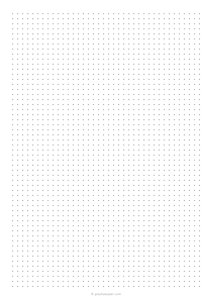 5 mm Dot Grid Paper (A4)