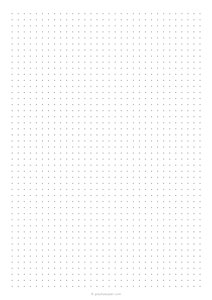 6 mm Dot Grid Paper (A4)