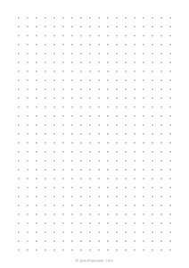 7 mm Dot Grid Paper (A5)