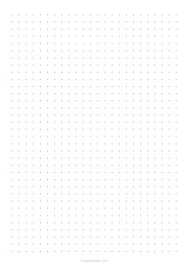8 mm Dot Grid Paper (A4)