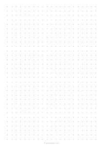9 mm Dot Grid Paper (A4)
